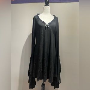 Killstar dress with bell sleeves